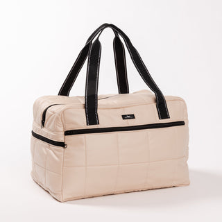 First Class Duffle • Putty Box Quilted