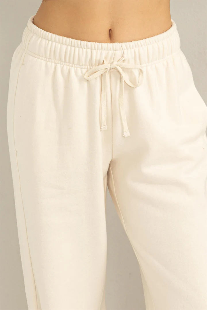 Stretch Twill Cropped Wide Leg Pant • Bright White – Tonya's Treasures Inc.