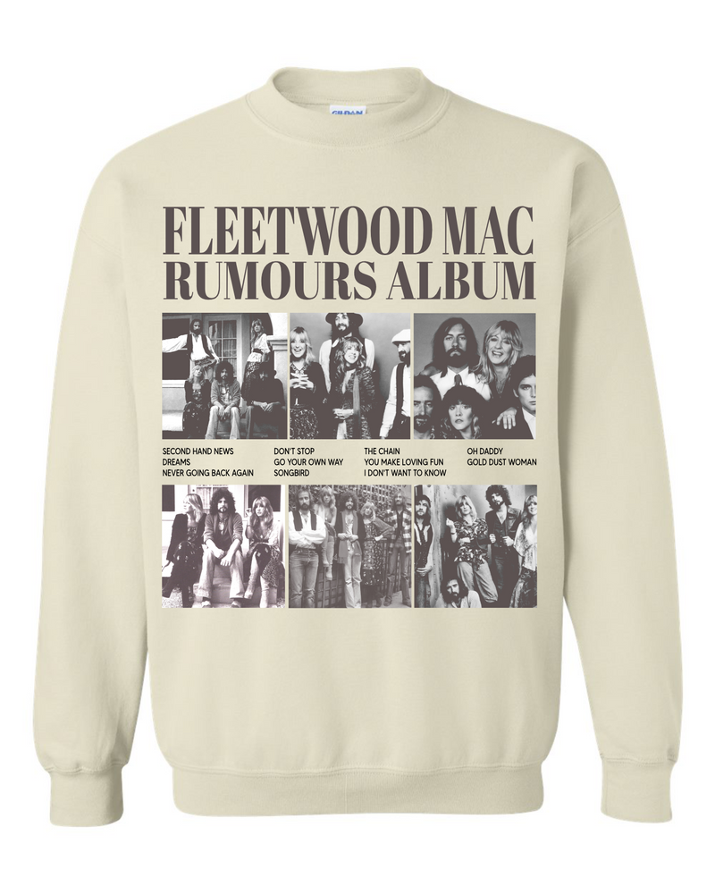 Fleetwood Rumours Album Sweatshirt • Tan