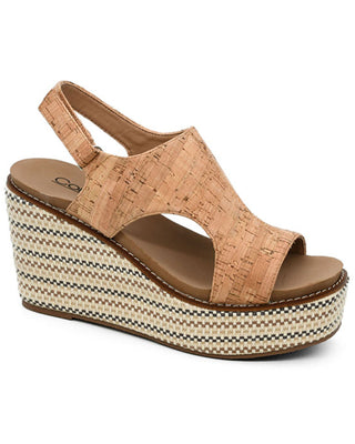 Corky's Freddie Wedges • Raffia