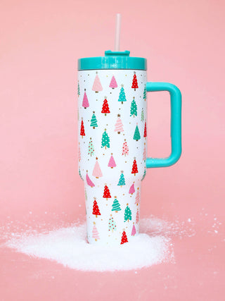 To-Go Handle Tumbler • Frosted Forest