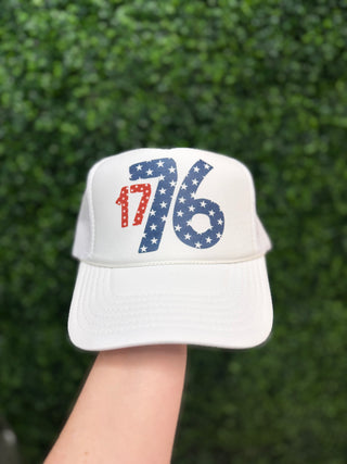 1776 Trucker Hat • White