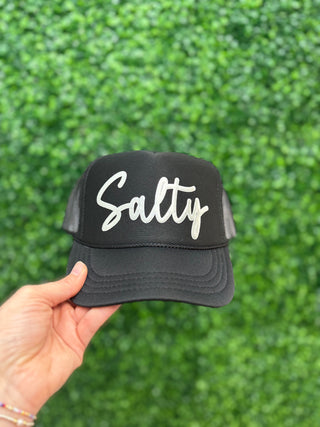 'Salty' Trucker Hat • Black