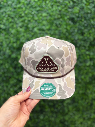 Jekyll Island Rope Hat • Duck Camo