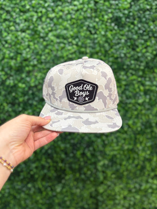 Good Ole Boys Duck Shell Trucker Hat • Gray Camo