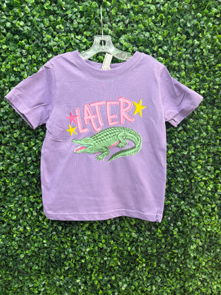 'Later Gator' Youth Tee • Lilac