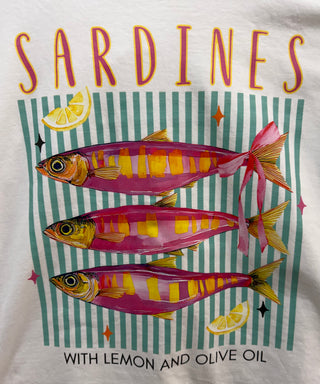 'Sardines' Tee • White