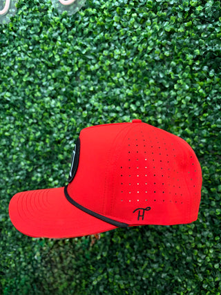 Georgia Arches Rope Hat • Red