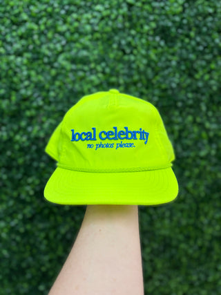'Local Celebrity' Hat • Neon Yellow