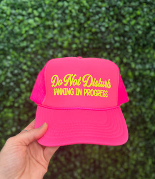 DND Trucker Hat • Neon Pink