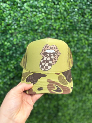 Rolling Stones Trucker Hat • Light Camo