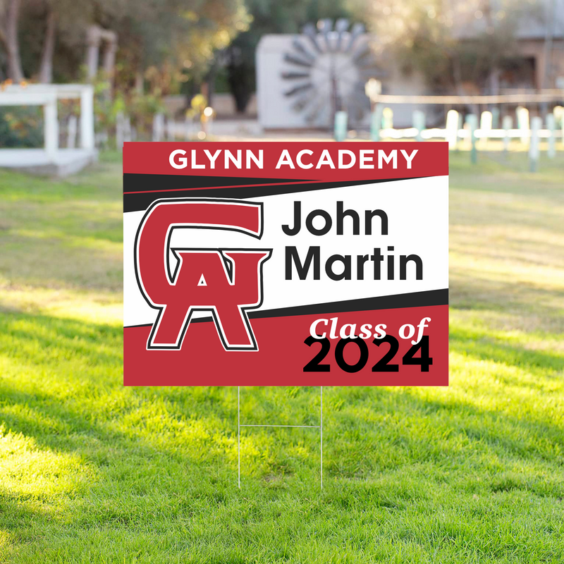 High School Graduation Sign • Glynn Academy