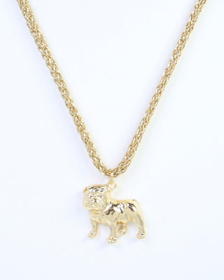 Corie Cord Necklace Standing Dog • Gold