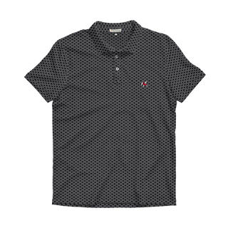 UGA Standing Dawg Gridiron Performance Polo • Gray & Black