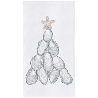 Oyster Tree Flour Sack Kitchen Towel
