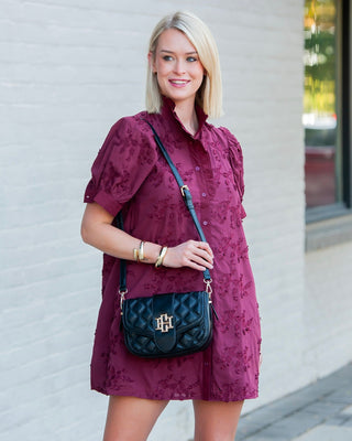 Griffin Crossbody Bag • Black DQ