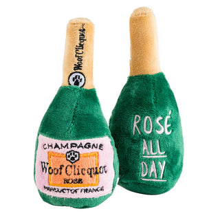 Woof Clicquot Rosé Plush Dog Toy • Small