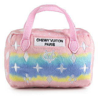Pink Ombre Chewy Vuiton Handbag Dog Toy • Large