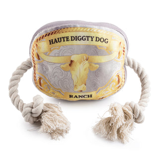 Western Belt Buckle Rope Dog Toy
