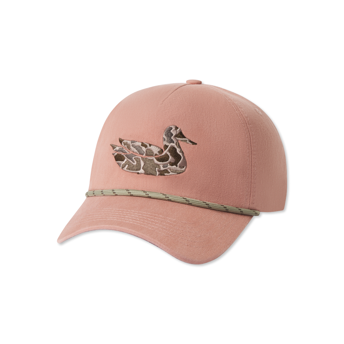 Ensenada Rope Hat - Camo Duck • Salmon