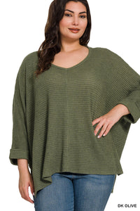 Marlow Sweater • Multiple Colors • Plus