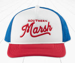 Summer Trucker Hat - Branding • Red + White + Blue