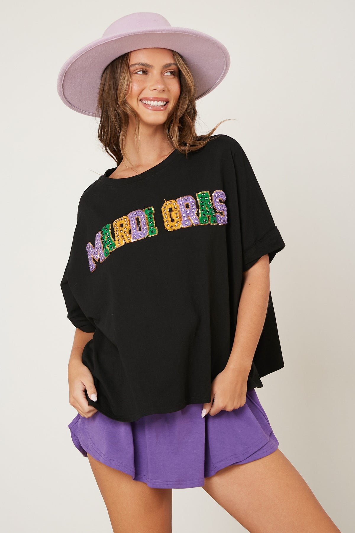 Mardi Gras Patch Tee