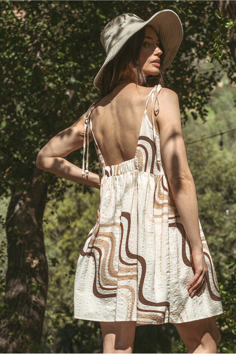 Safari Resort Mini Dress • Natural