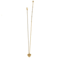 Contempo Heart Petite Necklace Gold