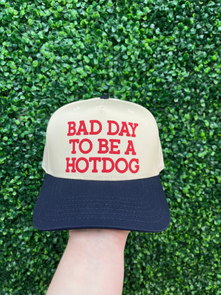Bad Day To Be A Hotdog • Navy + Cream