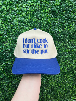 I Don't Cook • Blue + Cream