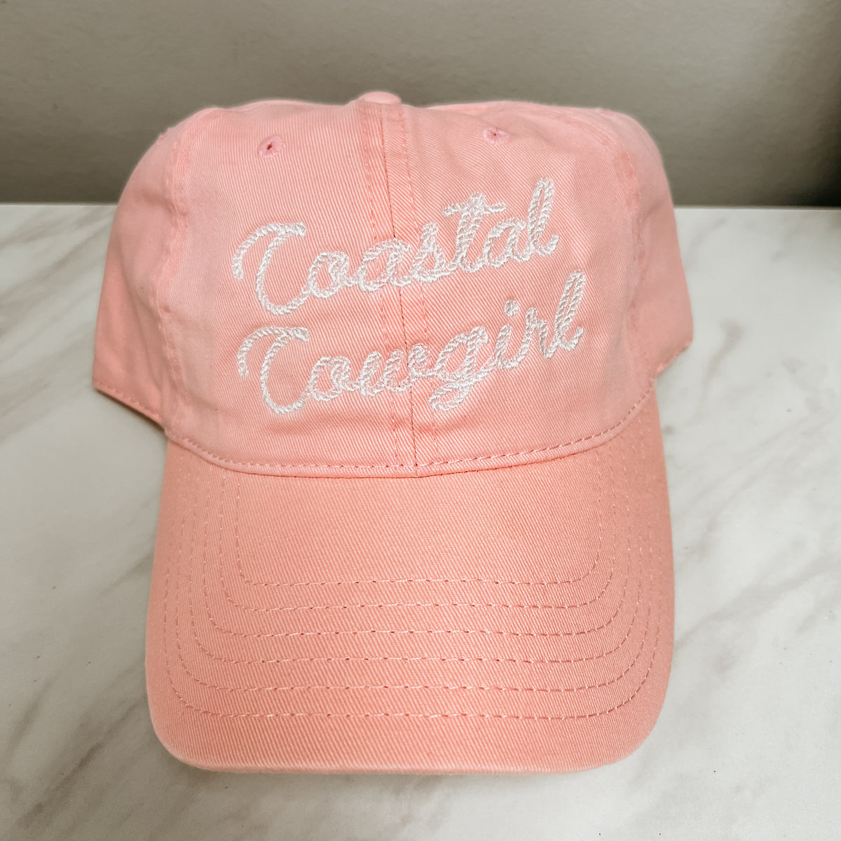 Coastal Cowgirl Ball Cap • Baby Pink