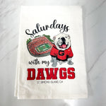 Saturdays with my Dawgs • Hand Towel