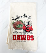 Saturdays with my Dawgs • Hand Towel