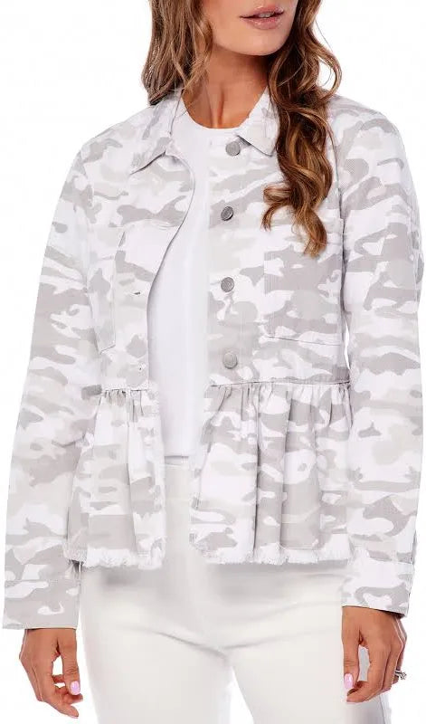 Banks Jacket • White Leopard