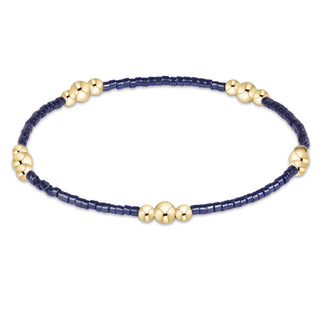 Hope Purpose Gold Bracelet • Navy