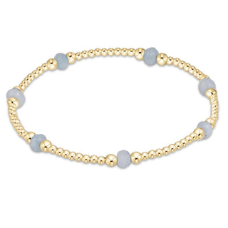 Purpose Gemstone 4mm Bracelet • Aquamarine