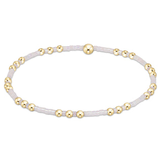 Hope Joy Bracelet • Silky White