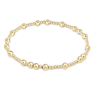 Hope Unwritten 4mm Bead Bracelet • Gold