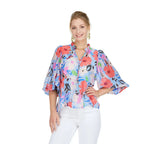 Peplum Top • Vivid Floral