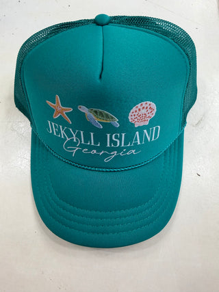 Jekyll Island Beach Day Trucker Hat • Sea Green