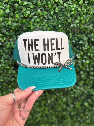 The Hell I Wont Bow Charm Hat