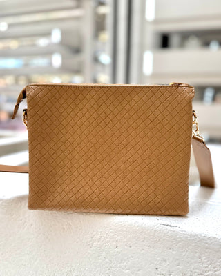 Ariana Crossbody • Woven Tan