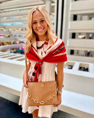 Ariana Crossbody • Woven Tan