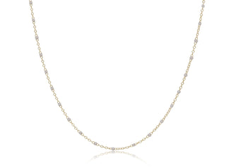 15" Choker Simplicity Chain Gold • 2mm Pearl