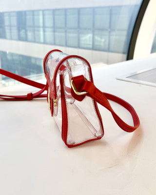 Anna Clear Bag • Red