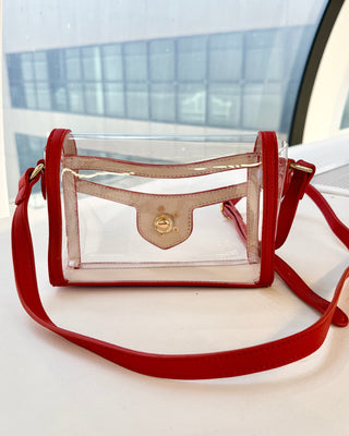 Anna Clear Bag • Red