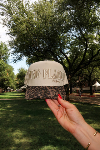 Going Places! Hat • Leopard/ Natural