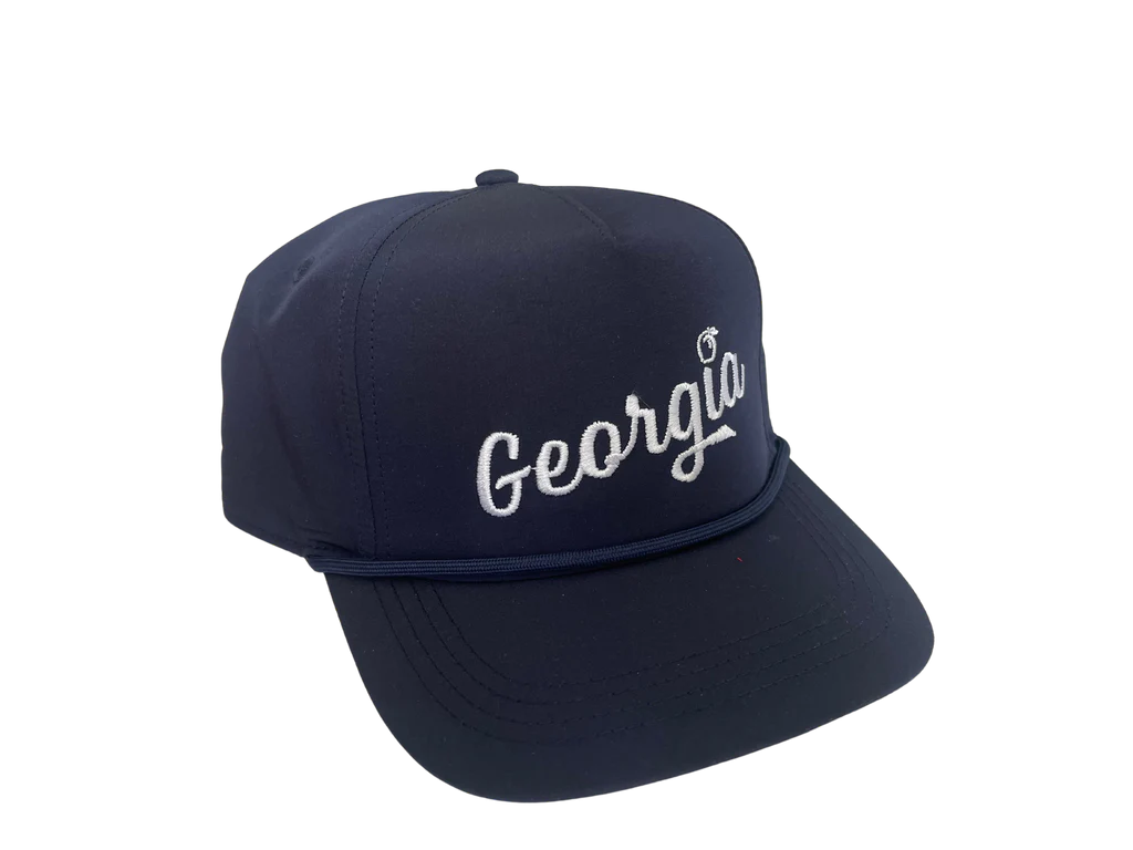 Georgia Script Performance Hat • Navy