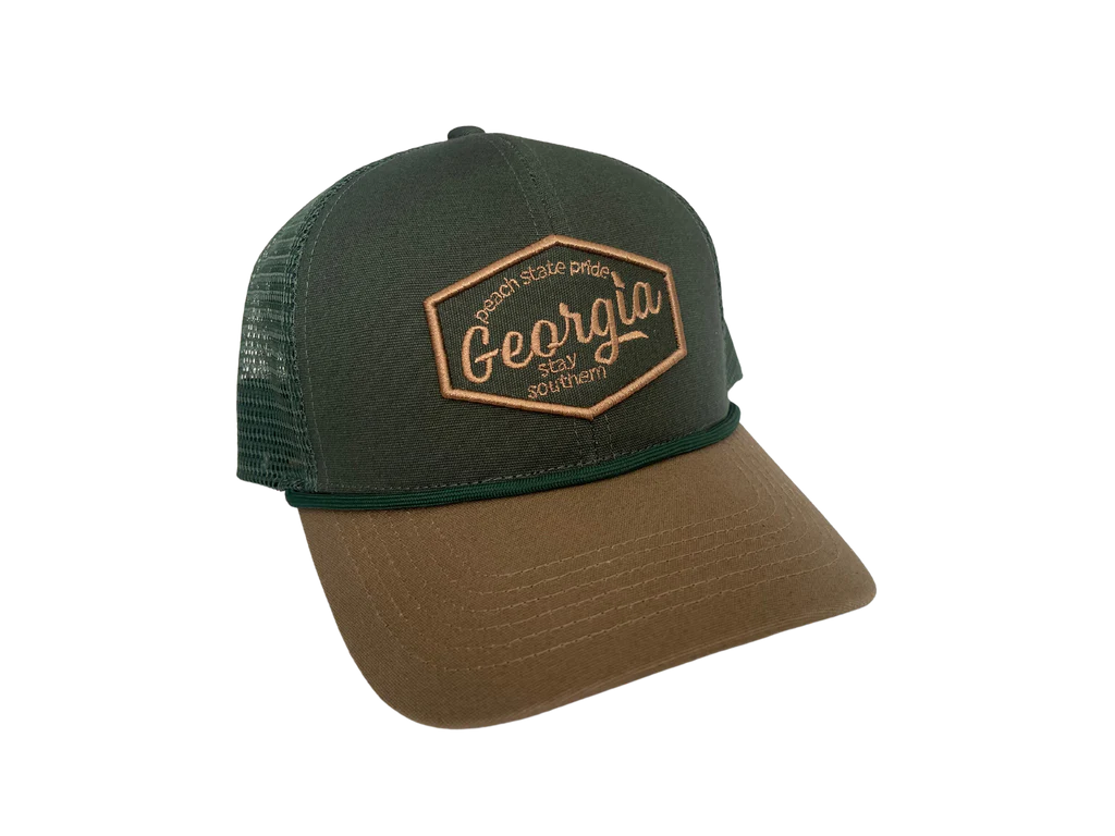 Georgia Script Mesh Back Hat